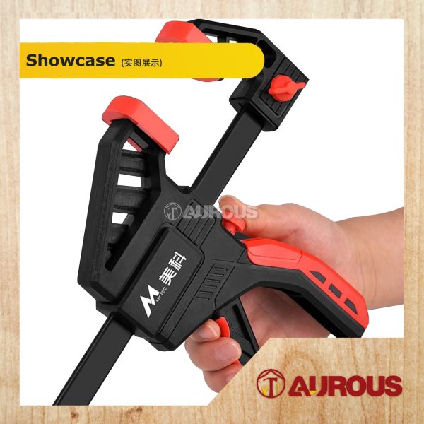 HEAVY DUTY PVC QUICK RELEASE F CLAMP FOR WOOD WORKING BAR DIY HANDGRIP (6''/8''/12''/18''/24'') - Image 4