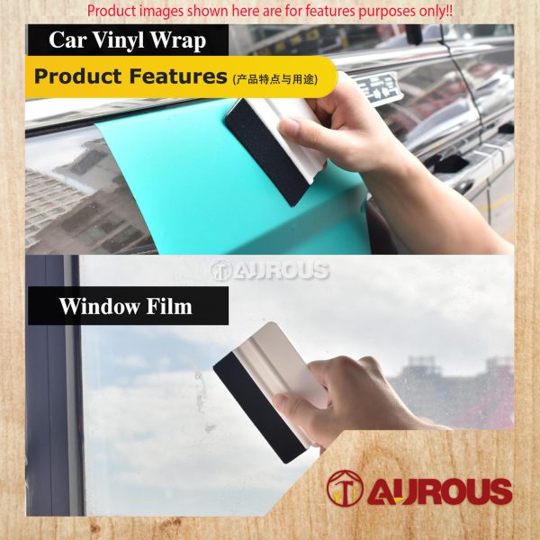 PVC CAR FILM TOOL SOFT WOOL SCRAPER (WHITE) - Image 7