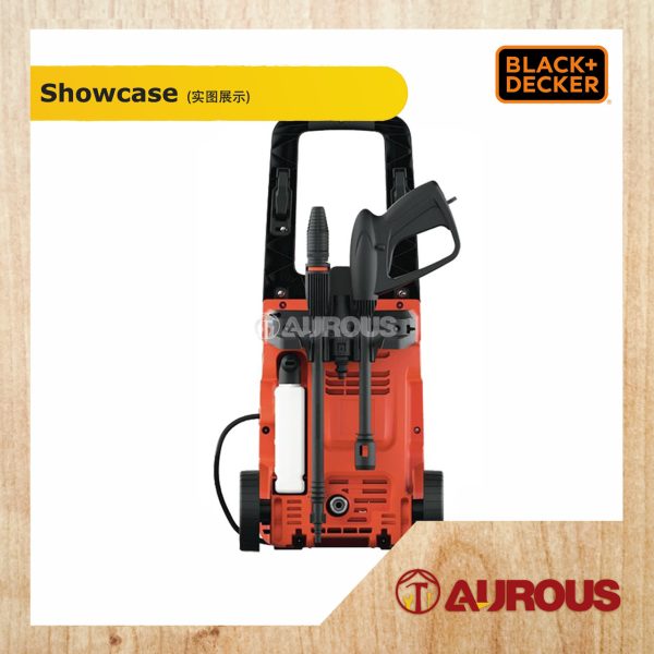 BLACK & DECKER 110 BAR PRESSURE WASHER WATER JET CLEANER 1400W (BW14) - Image 3