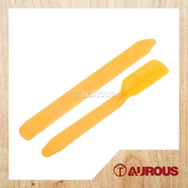 YELLOW PVC SCRAPER FOR GAP SMOOTING SPATULA GROUTING TOOL (ARROW TYPE/CORNER TYPE) - 1 PIECE