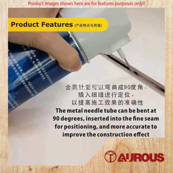 YASEN CERAMIC TILE HOLLOWING AGENT AEROSOL HOLLOW TILE ADHESIVE REPAIR GLUE 700ML (LIQUID TYPE) - Image 6