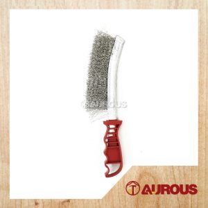 STAINLESS STEEL WIRE BRUSH WITH PVC HANDLE CLEANING TOOL