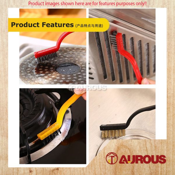 3 IN 1 MINI WIRE BRUSH CLEANING TOOL (BRASS/NYLON/STEEL) 3 PCS/SET - Image 8