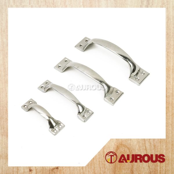 STAINLESS STEEL 304 PLATED DOOR PULL HANDLE (3'' / 4'' / 5'' / 6'') - 1 PIECE