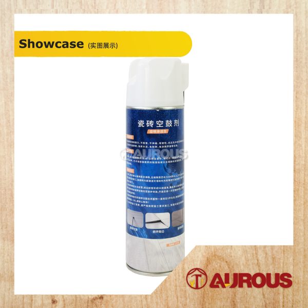 YASEN CERAMIC TILE HOLLOWING AGENT AEROSOL HOLLOW TILE ADHESIVE REPAIR GLUE 700ML (LIQUID TYPE) - Image 2