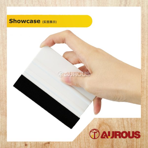 PVC CAR FILM TOOL SOFT WOOL SCRAPER (WHITE) - Image 5