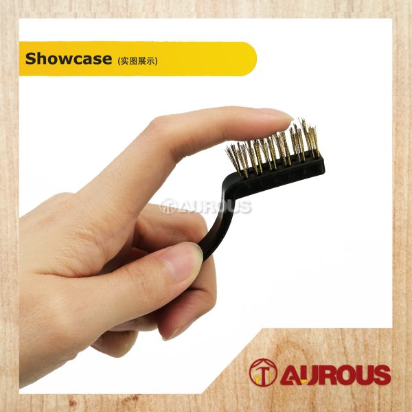 3 IN 1 MINI WIRE BRUSH CLEANING TOOL (BRASS/NYLON/STEEL) 3 PCS/SET - Image 6