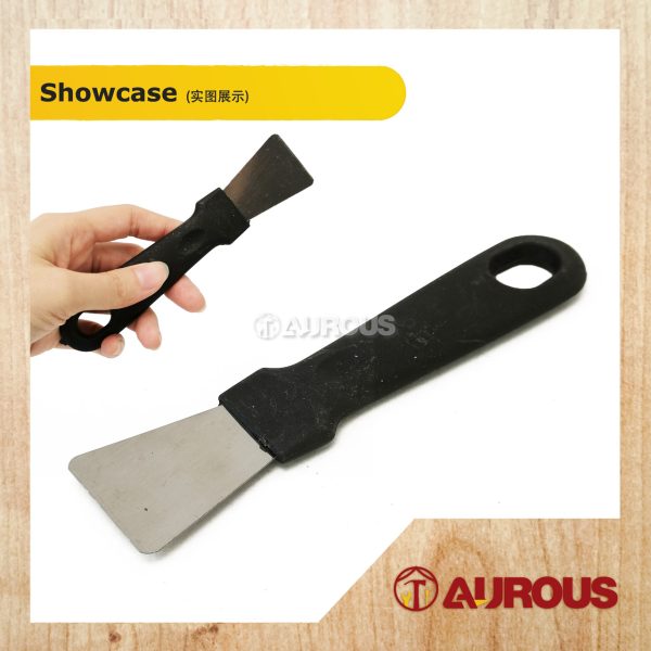 MULTIPURPOSE PORTABLE STAINLESS STEEL MINI SCRAPER CLEANING TOOL (STRAIGHT / CURVED) - Image 2