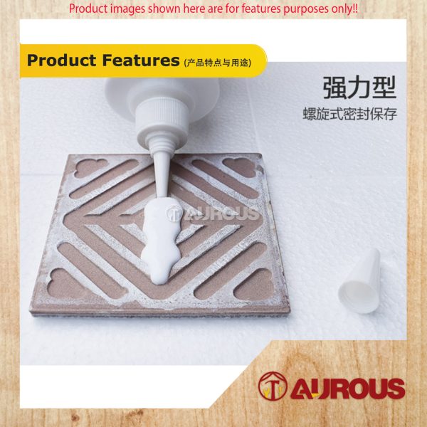 YASEN CERAMIC TILE ADHESIVE TILE FALL OFF REPAIR GLUE TILE ADHESIVE 220G (WHITE) - Image 8