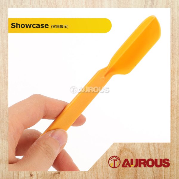 YELLOW PVC SCRAPER FOR GAP SMOOTING SPATULA GROUTING TOOL (ARROW TYPE/CORNER TYPE) - 1 PIECE - Image 4