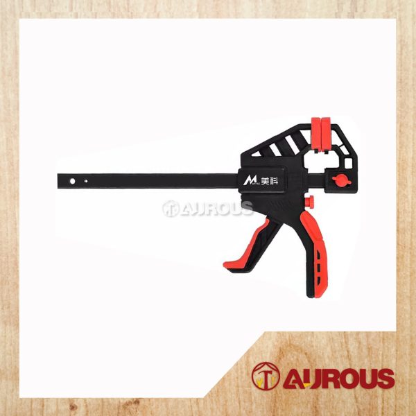 HEAVY DUTY PVC QUICK RELEASE F CLAMP FOR WOOD WORKING BAR DIY HANDGRIP (6''/8''/12''/18''/24'')