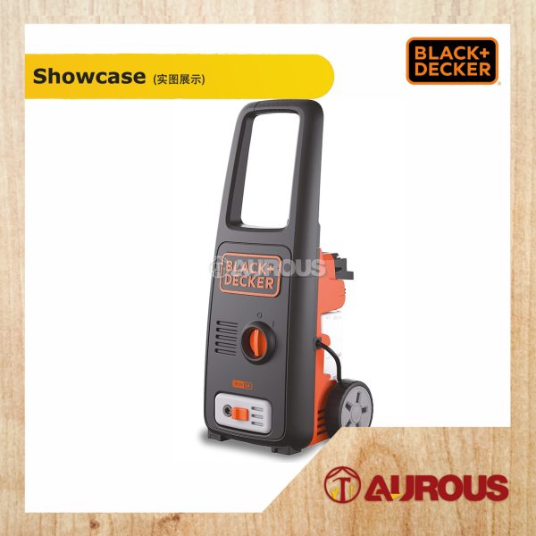 BLACK & DECKER 110 BAR PRESSURE WASHER WATER JET CLEANER 1400W (BW14) - Image 2