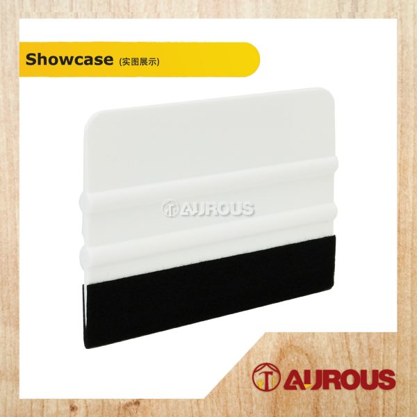 PVC CAR FILM TOOL SOFT WOOL SCRAPER (WHITE) - Image 2