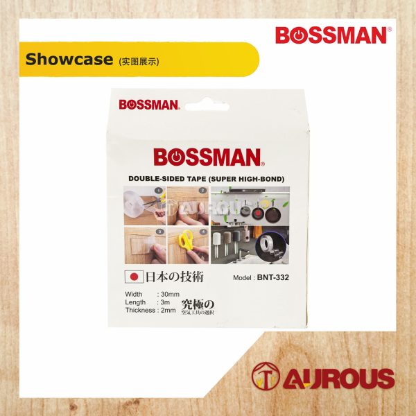 BOSSMAN NANO DOUBLE SIDED TAPE (SUPER HIGH-BOND) 3 METER (30MM X 2MM) BNT-332 - Image 3