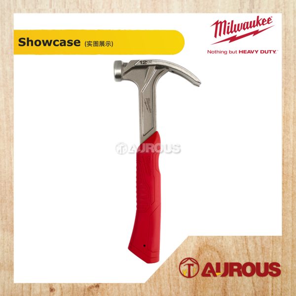 MILWAUKEE SMOOTH FACE HYBRID CLAW HAMMER 12 OZ (48-22-9019) - Image 2