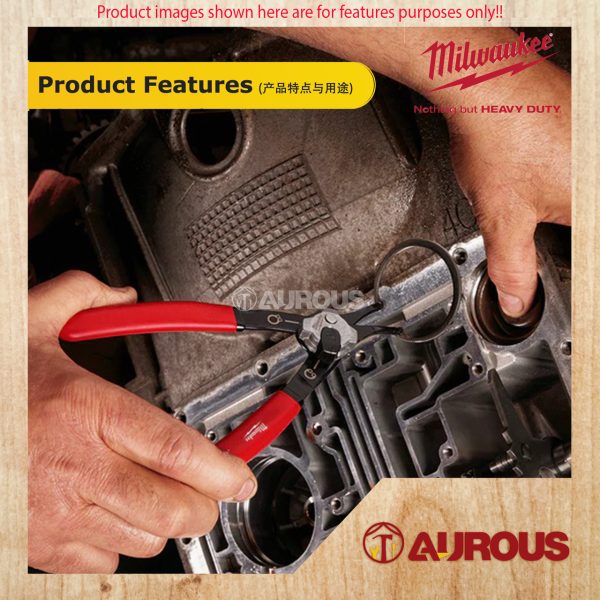 MILWAUKEE SNAP RING PLIER (18 / 90 DEGREE) (0.38’’ / 0.47’’ / 0.70’’) - Image 6