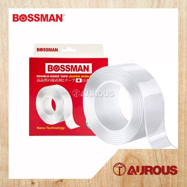 BOSSMAN NANO DOUBLE SIDED TAPE (SUPER HIGH-BOND) 3 METER (30MM X 2MM) BNT-332