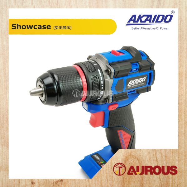 AKAIDO A21BL 21V BRUSHLESS CORDLESS DRILL AK21BL60N-13MM (FULL SET) - Image 3