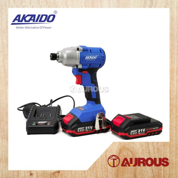 AKAIDO A21BL BRUSHLESS CORDLESS IMPACT DRIVER AKM9021BL (FULL SET)