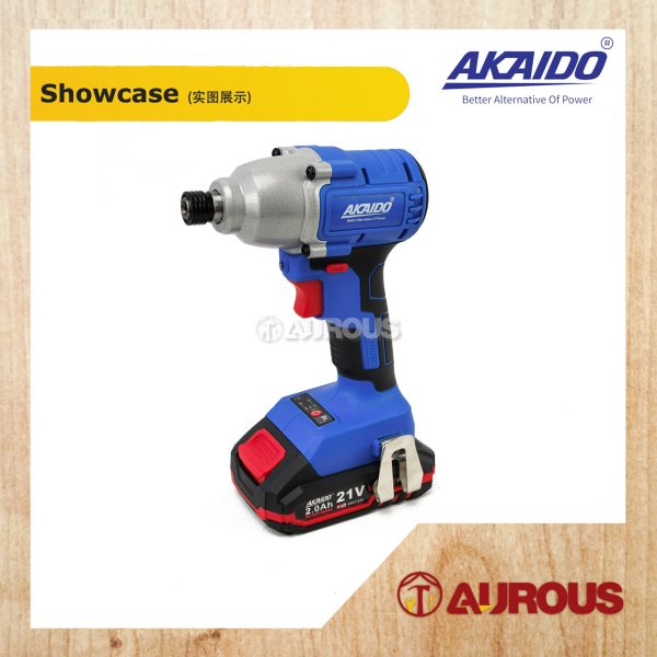 AKAIDO A21BL BRUSHLESS CORDLESS IMPACT DRIVER AKM9021BL (FULL SET) - Image 2