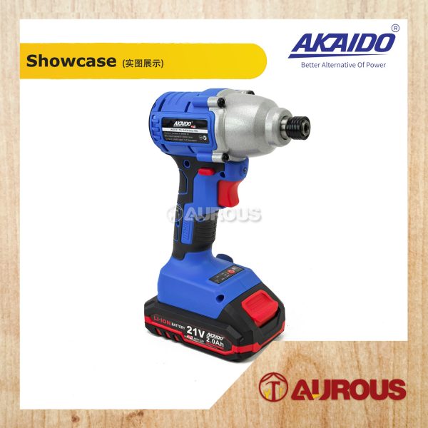 AKAIDO A21BL BRUSHLESS CORDLESS IMPACT DRIVER AKM9021BL (FULL SET) - Image 3