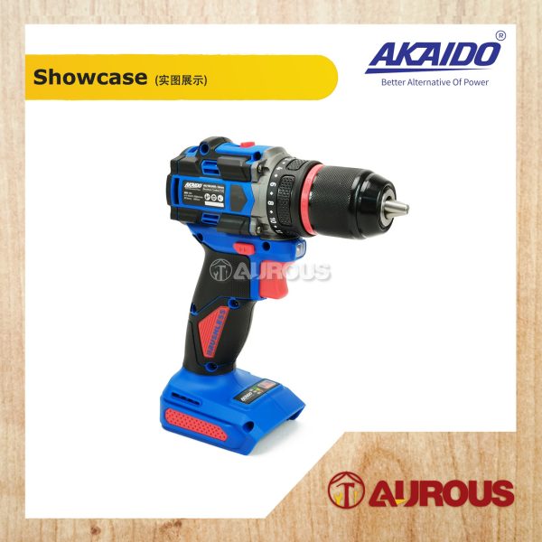 AKAIDO A21BL 21V BRUSHLESS CORDLESS DRILL AK21BL60N-13MM (FULL SET) - Image 2
