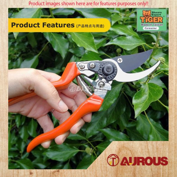 TIGER BEND BLADE FLOWER CUTTER PRUNING SHEARS K-822 - Image 7