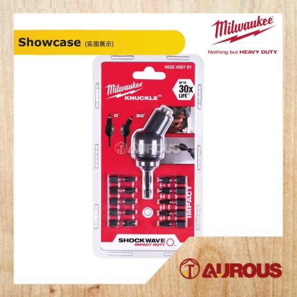 MILWAUKEE SHOCKWAVE IMPACT DUTY BITS KNUCKLE SET 11 PIECE 4932-4597-81 - Image 4