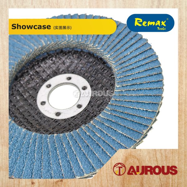 REMAX 4''/100MM SANDPAPER FLAP DISC SANDING WHEEL (1 PIECE) - Image 3