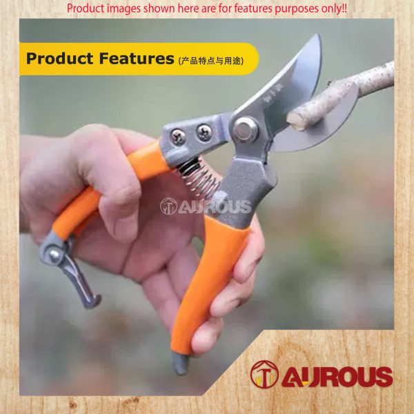 QUAN HIGH CARBON STEEL PRUNING SHEAR 8'' (MODEL : ZH306) - Image 7