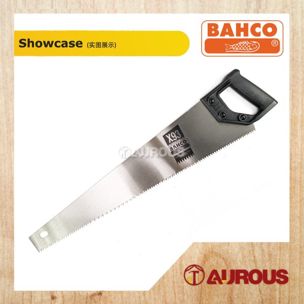 BAHCO WOOD HANDSAW X93 GERGAJI KAYU TANGAN MADE IN SWEDEN (19" & 22") - Image 3
