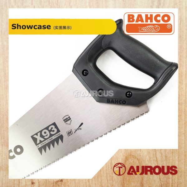 BAHCO WOOD HANDSAW X93 GERGAJI KAYU TANGAN MADE IN SWEDEN (19" & 22") - Image 5