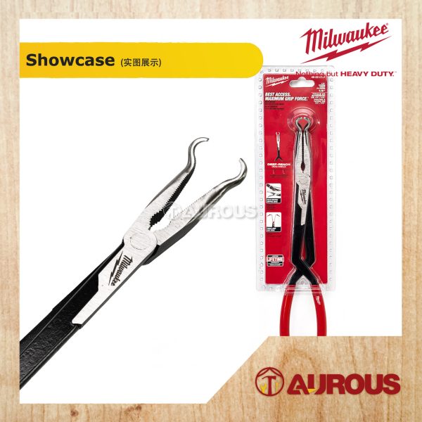 MILWAUKEE 13" LONG REACH HOSE GRIP PLIERS (48-22-6560 / 48-22-6561 / 48-22-6562 / 3PCS SET) - Image 5
