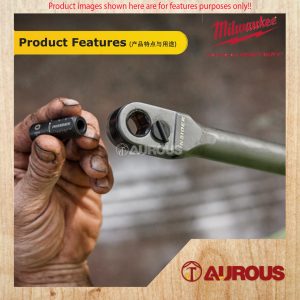 MILWAUKEE INSIDER PASS THROUGH SOCKET WRENCH ACCESSORIES EXCLUSIVELY FOR M12 FPTR (METRIC / ANVIL ADAPTOR / RATCHET ADAPTER) - 1 UNIT - Image 3