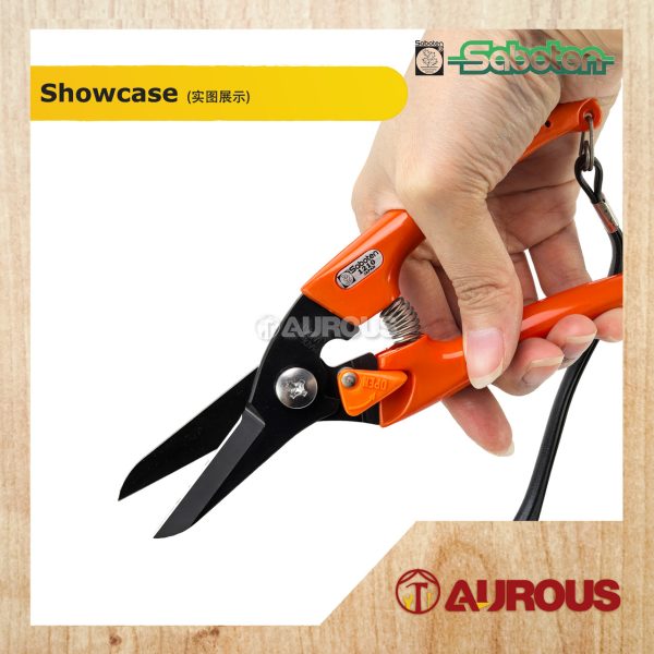 SABOTEN SLIMMER TRIMMER PRUNING SHEARS POWER PINT SIZE NO.1210 (MADE IN JAPAN) - Image 3