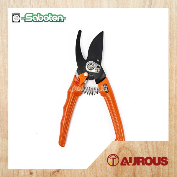 SABOTEN HEAVY DUTY BYPASS TYPE MIGHTY GRIP PRUNING SHEARS NO-1250 (MADE IN JAPAN)