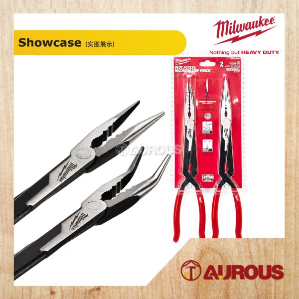 MILWAUKEE LONG REACH PLIERS SET 48-22-6542 (2PCS/SET) - Image 4