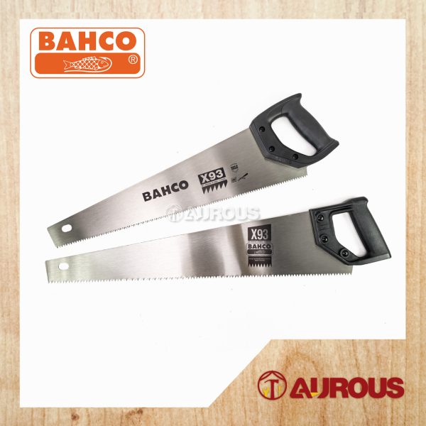 BAHCO WOOD HANDSAW X93 GERGAJI KAYU TANGAN MADE IN SWEDEN (19" & 22")