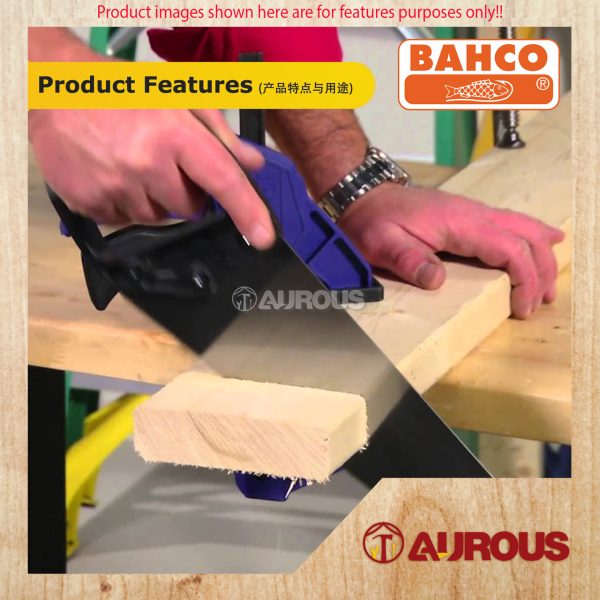 BAHCO WOOD HANDSAW X93 GERGAJI KAYU TANGAN MADE IN SWEDEN (19" & 22") - Image 7