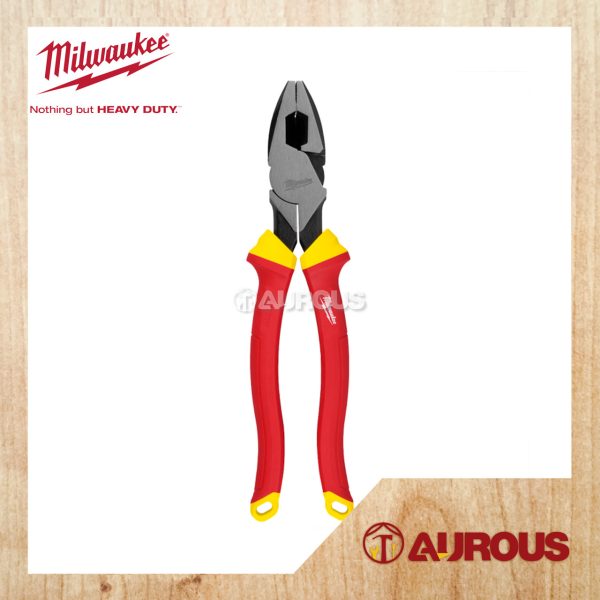 MILWAUKEE 1000V INSULATED 9'' LINEMAN'S PLIERS 48-22-2209