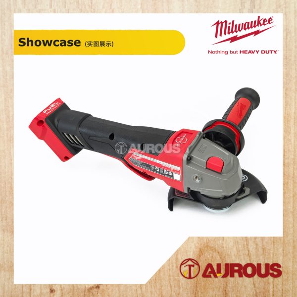 MILWAUKEE FUEL GEN II 5" 125MM BRAKING ANGLE GRINDER M18 FSAG125XPDB-0X0 (BARE TOOL) - Image 4