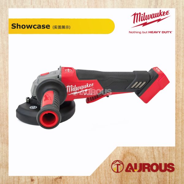 MILWAUKEE FUEL GEN II 5" 125MM BRAKING ANGLE GRINDER M18 FSAG125XPDB-0X0 (BARE TOOL) - Image 2