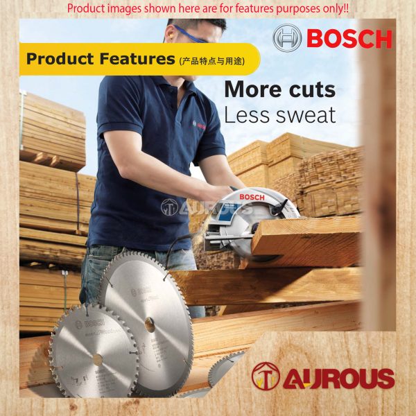 BOSCH EXPERT CIRCULAR SAW BLADE FOR WOOD (SIZE : 6'' - 14'') - 1 UNIT - Image 8