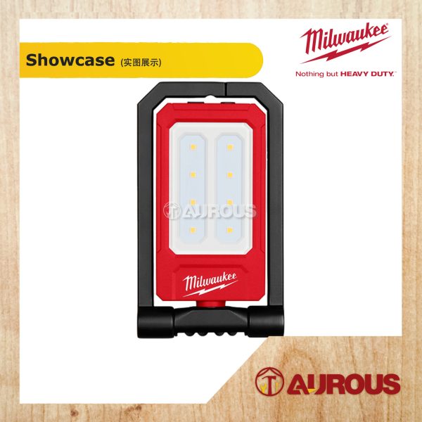 MILWAUKEE INTERNAL RECHARGEABLE 500 MAX LUMENS FOLDING FLOOD LIGHT (IR FFL-0) - Image 4