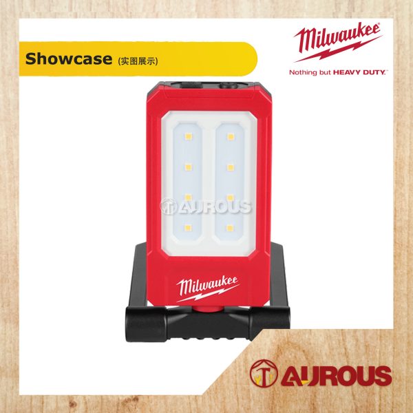 MILWAUKEE INTERNAL RECHARGEABLE 500 MAX LUMENS FOLDING FLOOD LIGHT (IR FFL-0) - Image 3