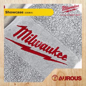 MILWAUKEE PREMIUM HAND TOWEL GREY & WHITE (2PCS/SET) - Image 4