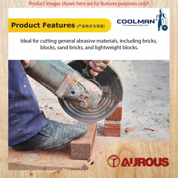 COOLMAN 88 SERIES M88 DIAMOND SEGMENTED DISC BLADE 4”/105MM - Image 6
