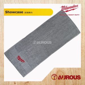 MILWAUKEE PREMIUM HAND TOWEL GREY & WHITE (2PCS/SET) - Image 3