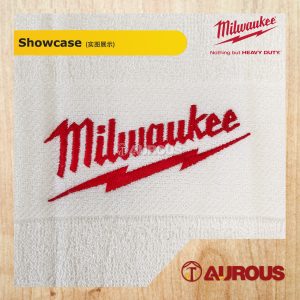 MILWAUKEE PREMIUM HAND TOWEL GREY & WHITE (2PCS/SET) - Image 5