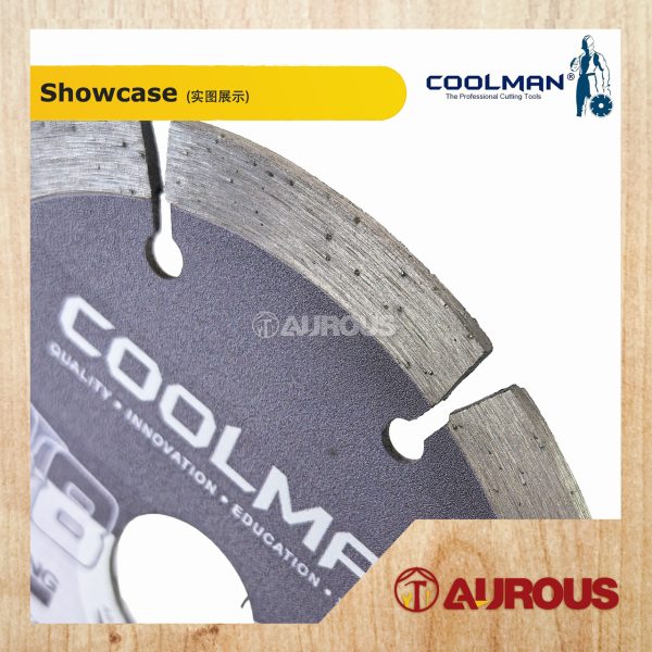 COOLMAN 88 SERIES M88 DIAMOND SEGMENTED DISC BLADE 4”/105MM - Image 3